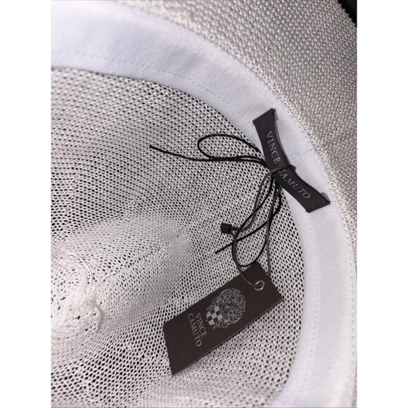 Vince Camuto Adjustable Off white Hat With Black Band Brand New Stylish - Picture 5 of 9